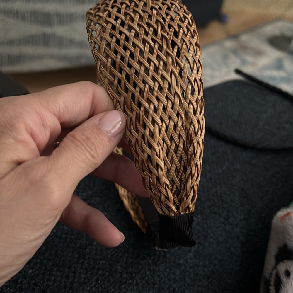 Woven Brown Headband - Picture 2 of 7